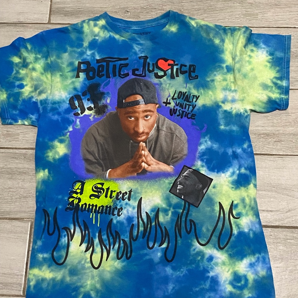 Men's Chemistry Poetic Justice Tupac Shakur 2Pac Tie Dye l